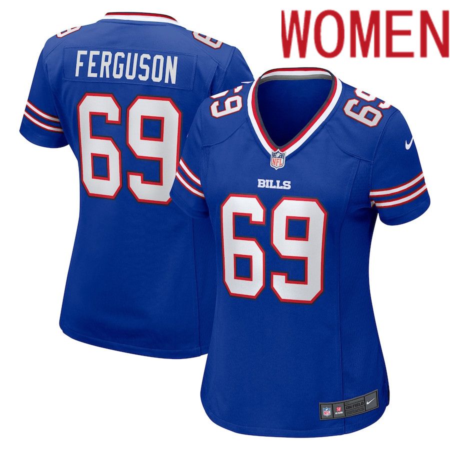 Women Buffalo Bills #69 Reid Ferguson Nike Royal Game NFL Jersey